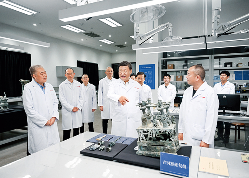 2023��7��25����27�����й���������ǡ�������ϯ�������ί��ϯϰ��ƽ���Ĵ�����������26��������ϰ��ƽ��λ�ڵ����й㺺�е����ǶѲ��������������޸�����ͬ�ֳ�����ְԱ���Ƚ����� �»������ л����/��